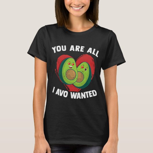Healthy Avocado Vegan Fitness Food Herbivore Avoca T-shirt (Voorkant)
