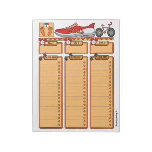 Healthy Body Goal Planner Aangepast Notitieblok