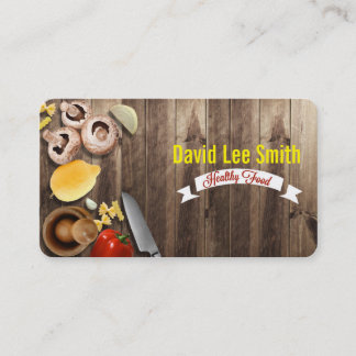 Healthy Food / Chef / Cooking Instructor Visitekaartje