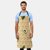 Healthy foods. Seamless avocado pattern,  avocado  Schort (Gedragen)