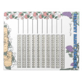 Healthy Habits Tracker Custom Notitieblok (Voorkant)