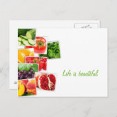 Healthy Life briefkaart (Voorkant / Achterkant)