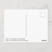 Healthy Lifestyle Word Cloud Briefkaart (Achterkant)