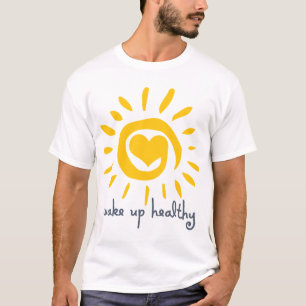 Healthy wakker worden t-shirt
