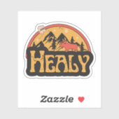 Healy, Alaska Sticker (Vel)