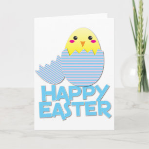 Heappy Easter Super schattig kuiken Feestdagen Kaart
