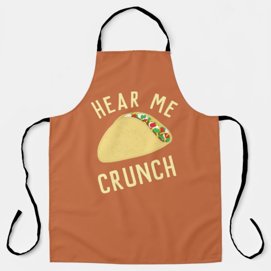 Hear  Me Crunch Taco Schort (Voorkant)