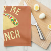 Hear  Me Crunch Taco Theedoek (Quarter Fold)