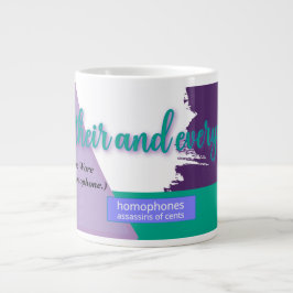 Hear, Their, and Everywear – Alfa Sity Homophones Extra Grote Beker