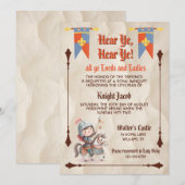 Hear Ye Medieval Renaissance Royal Birthday Kaart (Voorkant / Achterkant)