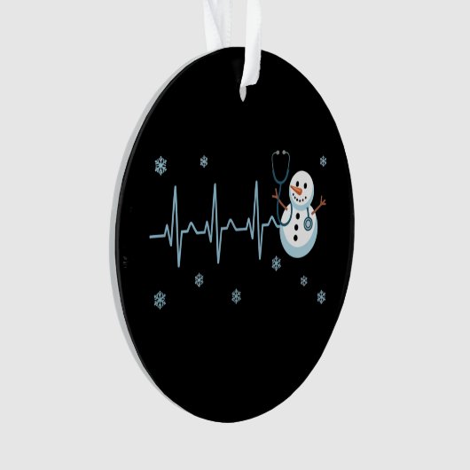 Hearbeat Nurse Snowman Noël (devant)