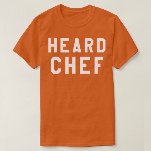 Heard Chef T-shirt (Design voorkant)