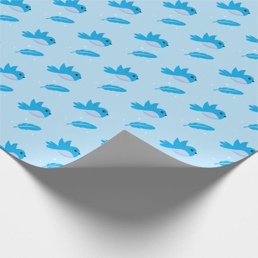 Heard Saw Ate No Bird / Gift Wrapping Paper Cadeaupapier (Hoek)