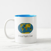 Hearham.live fan mug (Gauche)