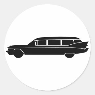 Hearse Ronde Sticker