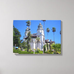 Hearst Castle, San Simeon, Californië Canvas Afdruk