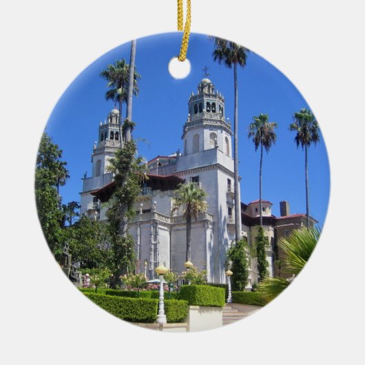 Hearst Castle, San Simeon, Californië Keramisch Ornament (Voorkant)