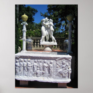 Hearst Castle, San Simeon, Californië Poster