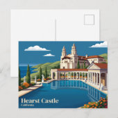Hearst Castle VS Briefkaart (Voorkant / Achterkant)