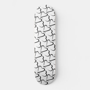 Heart 23™ White en Black Skateboard deck
