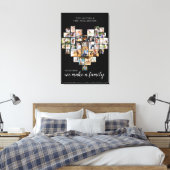 Heart 36 Foto Collage Canv Canvas Afdruk (Insitu (Slaapkamer))