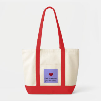 Heart Adoption Bag Tote Bag