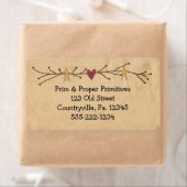 Heart And Stars Étiquette d'entreprise ou de produ (En situation)