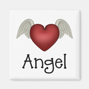 Heart Angel Wings Magneet