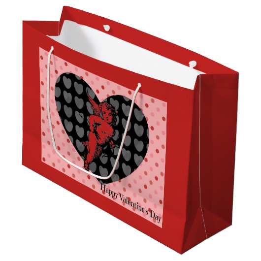 HEART ANGELS Cadeautas (Voorkant Gekanteld)