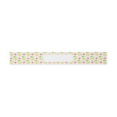 Heart appels met roze pokadots en harten uitnodigingen wikkel (Vlak)