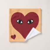 Heart Art - Décor de bain du Coeur (Gant de toilette)