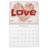 Heart Art Fun Hearts Calendrier (Feb 2027)