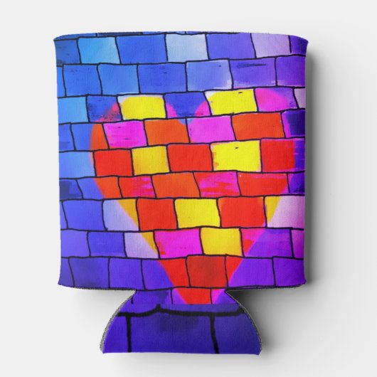 Heart Art Koelbox Blikjeskoeler (Achterkant)