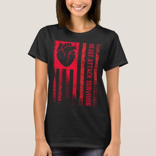 Heart Attack Survivor T-shirt (Voorkant)