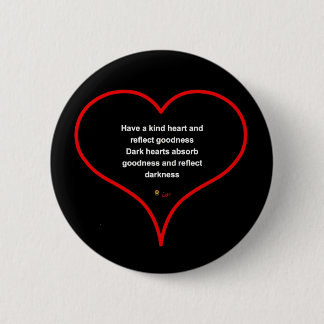 HEART BADGE RONDE BUTTON 5,7 CM