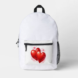Heart Bagpackets Bedrukte Rugzak