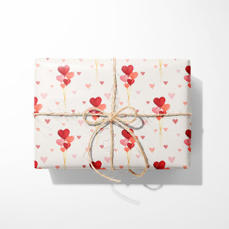 Heart Balloons Cadeaupapier