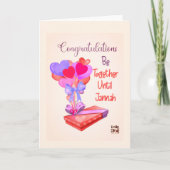 Heart Balloons Engagement Card Kaart (Voorkant)