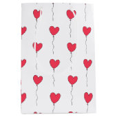 Heart Balloons Medium Cadeauzakje (Voorkant)