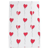 Heart Balloons Medium Cadeauzakje (Achterkant)
