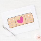 Heart Bandaid sticker (Envelop)