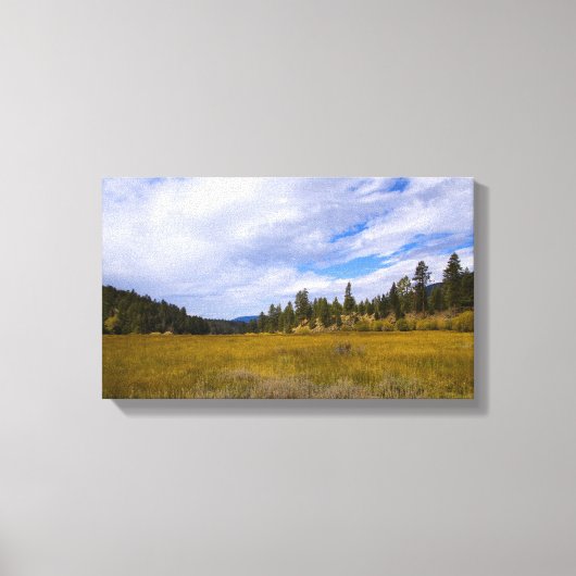 Heart Bar Meadow in de Herfst 2 Canvas Afdruk (Voorkant)