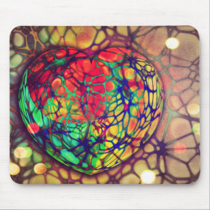 Heart Beat Art Mosaic Muismat