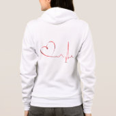 Heart Beat Hoodie (Achterkant)