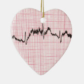 Heart Beat III Keramisch Ornament (Rechts)