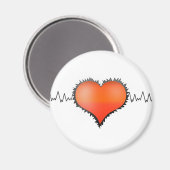 Heart Beat Magneet (Voorkant / Achterkant)