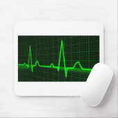 Heart Beat Pulse Trace Muismat (Met muis)