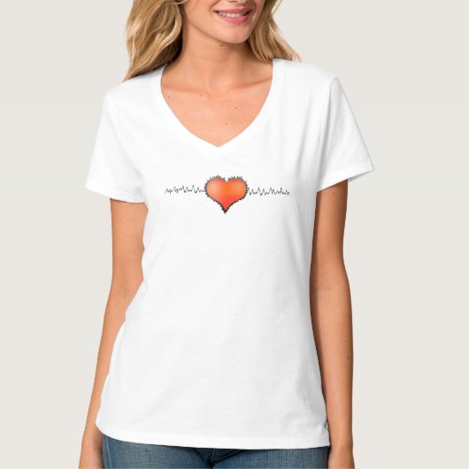 Heart Beat T-shirt (Voorkant)