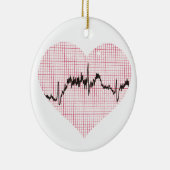 Heart Beat VII Keramisch Ornament (Rechts)