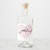Heart Beat VII Likeurfles Etiket (Voorkant)